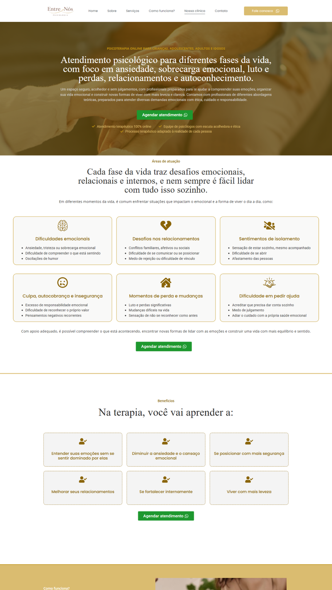 criação de site e landing page profissionais da saúde